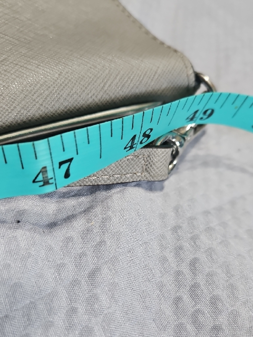 Michael Kors Jet Set Silver Crossbody Purse Clutch NWOT - Picture 13 of 16
